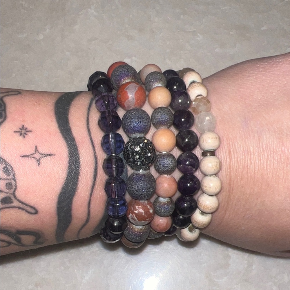 Multicolor Beaded Bracelet Set